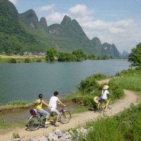 fietsen rondom Yangshuo